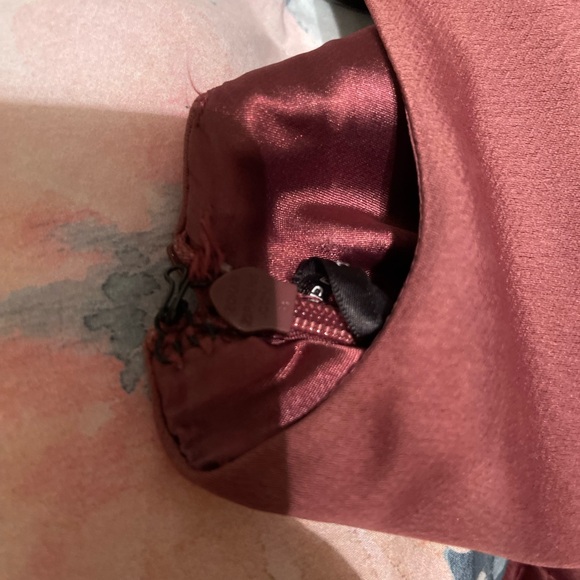 City Chic one shoulder dress, 14 . Beautiful rust copper color. - Picture 3 of 3